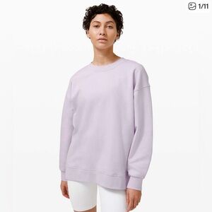 lululemon athletica Lilac Crewneck Sweatshirt